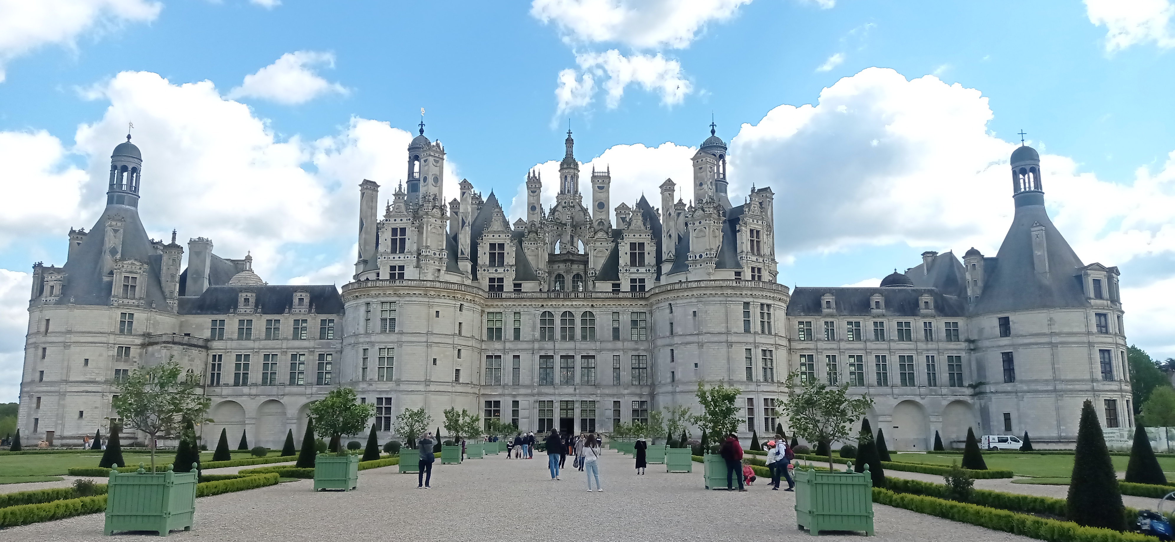 Château de Chambord vue de face